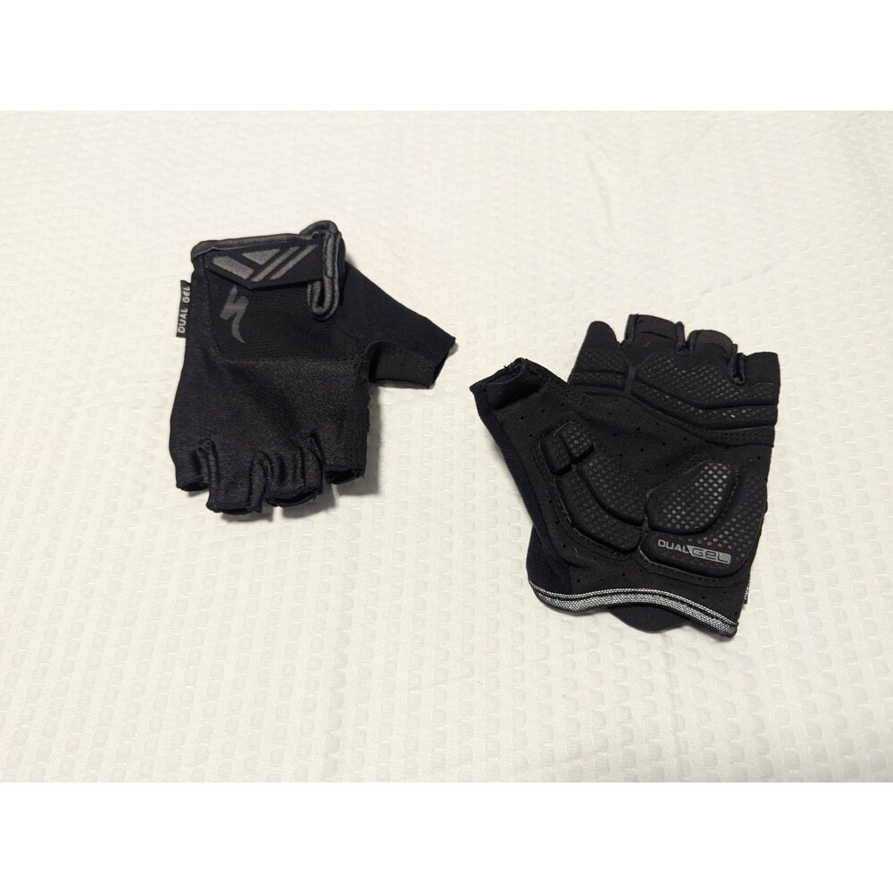 Specialized Dual Gel Men's Black SF Gloves (Medium) 65377 - Used